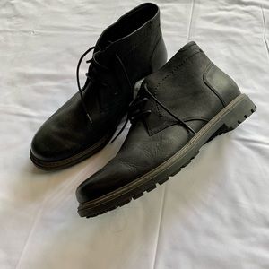 Men’s Florsheim Black Leather Boots 10.5